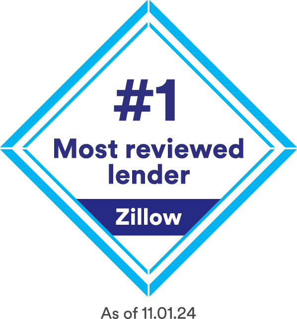 Zillow_Most reviewed lender_Badge Zillow's Most Reviewed Lender Badge